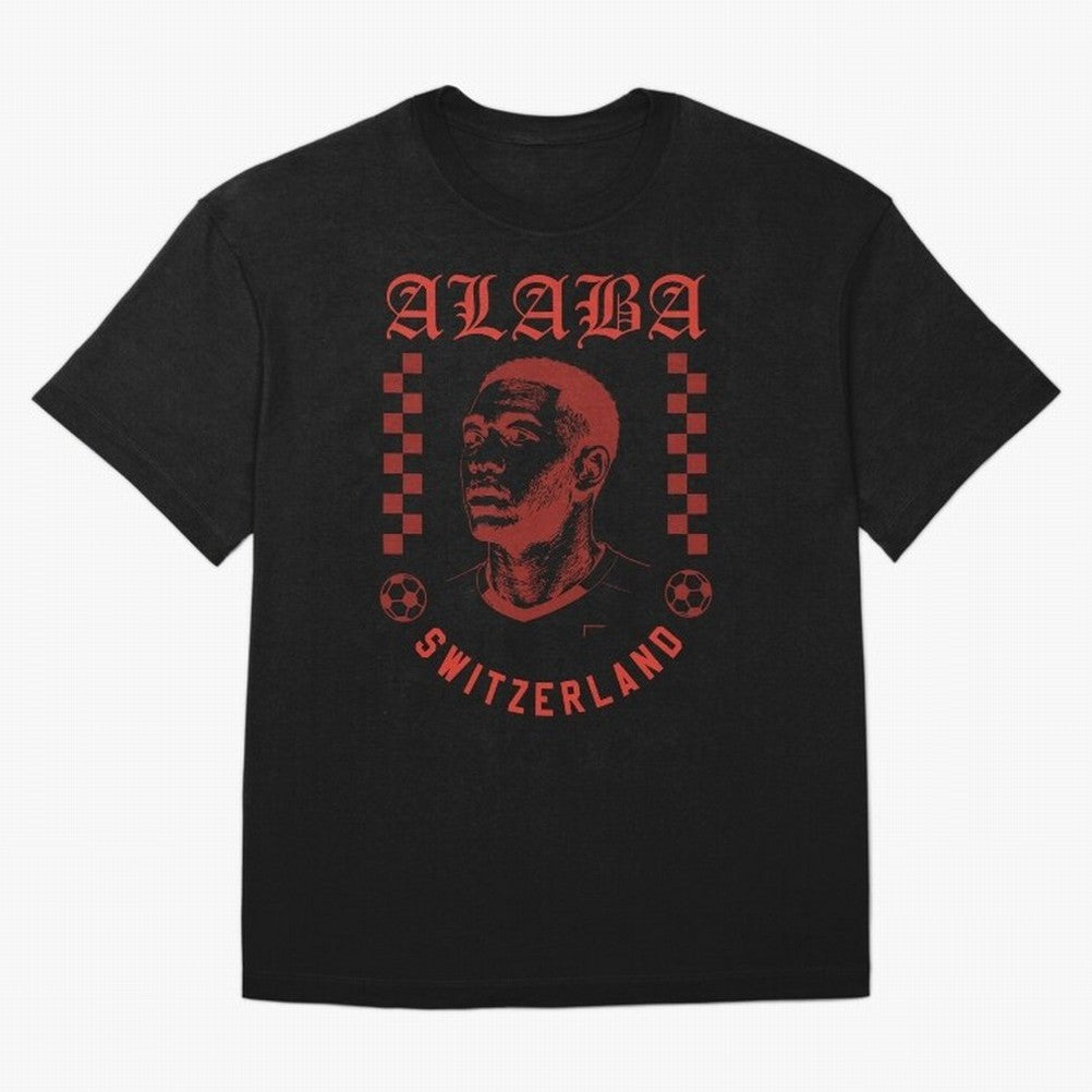 Alaba Switzerland Soccer Legend Vintage Football Fan Shirt Classic T-Shirt Share Global Football Passion for FIFA World Cup 2026 Group Stage, Driven by CR7 and Messi, Argentina and Brazil, Soccer Culture, Superstar Moments, National Team Dreams and
