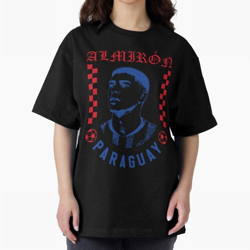 Almir¨®n Paraguay Soccer Legend Vintage Football Fan Graphic Classic T-Shirt Spotlight Global Football Passion for FIFA World Cup 2026 Group Stage, Centered on Messi, CR7 and Mbappe, Portugal, Spain and Germany, Football Festival Excitement, Trophy