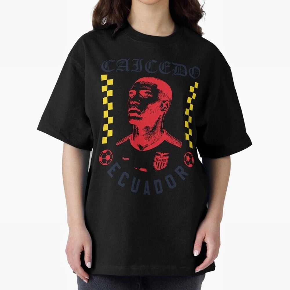 Caicedo Ecuador Soccer Star Retro Football Fan Design Classic T-Shirt Celebrate Football Heritage in FIFA World Cup 2026 for Fans of Neymar and Argentina, France and Brazil, Bringing Football Passion, Legendary Performances, Festival Vibes and
