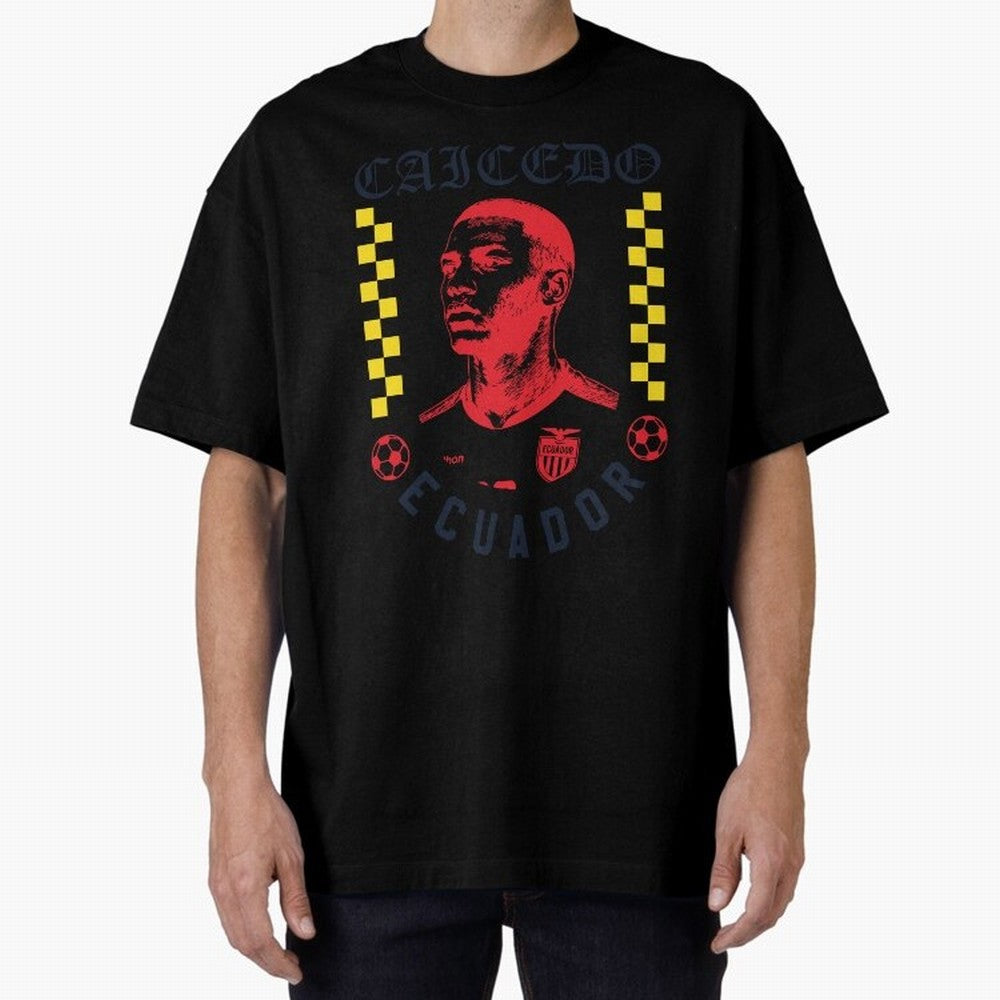 Caicedo Ecuador Soccer Star Retro Football Fan Design Classic T-Shirt Celebrate Football Heritage in FIFA World Cup 2026 for Fans of Neymar and Argentina, France and Brazil, Bringing Football Passion, Legendary Performances, Festival Vibes and