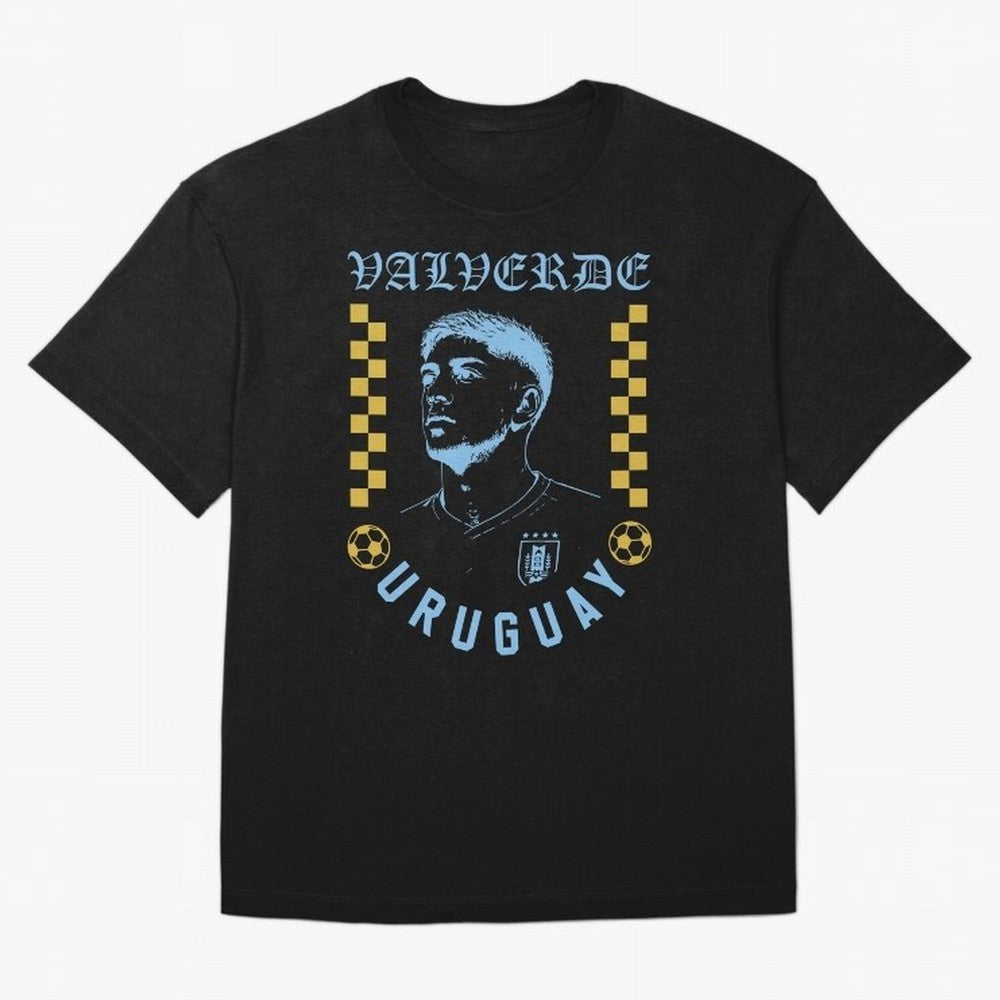Valverde Uruguay Soccer Star Retro Football Fan Design Classic T-Shirt Turn Up for Global Football Passion for FIFA World Cup 2026, Built around Messi, CR7 and Mbappe, Portugal, Spain and Germany, Worldwide Fan Energy, Dramatic Goals, Stadium