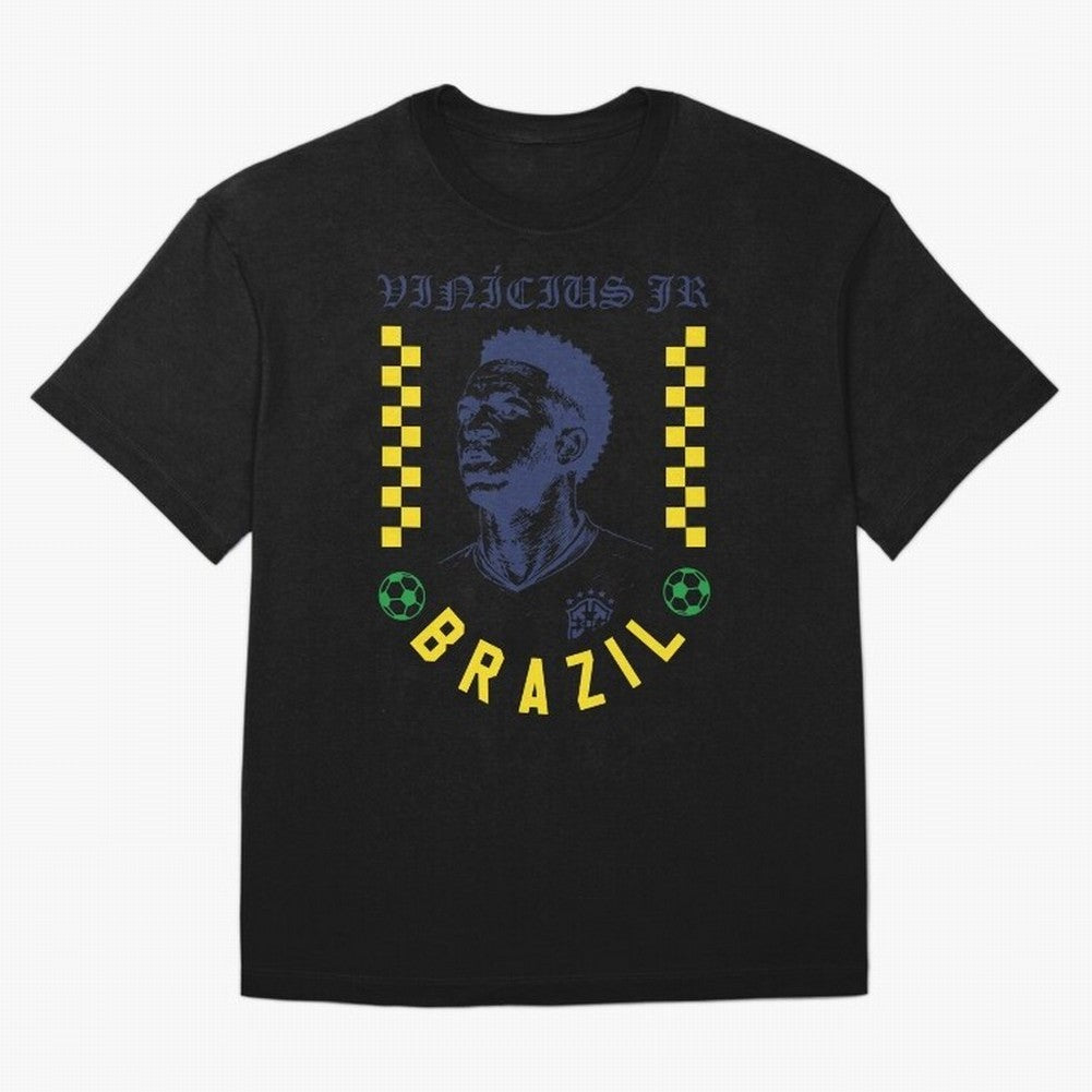 Vin¨ªcius Jr Brazil Soccer Legend Retro Football Fan Design Classic T-Shirt Bring Champion Energy into Global Football Passion for FIFA World Cup 2026, Connected to Haaland and Mbappe, Netherlands, Stadium Chants, National Pride, Trophy Dreams and