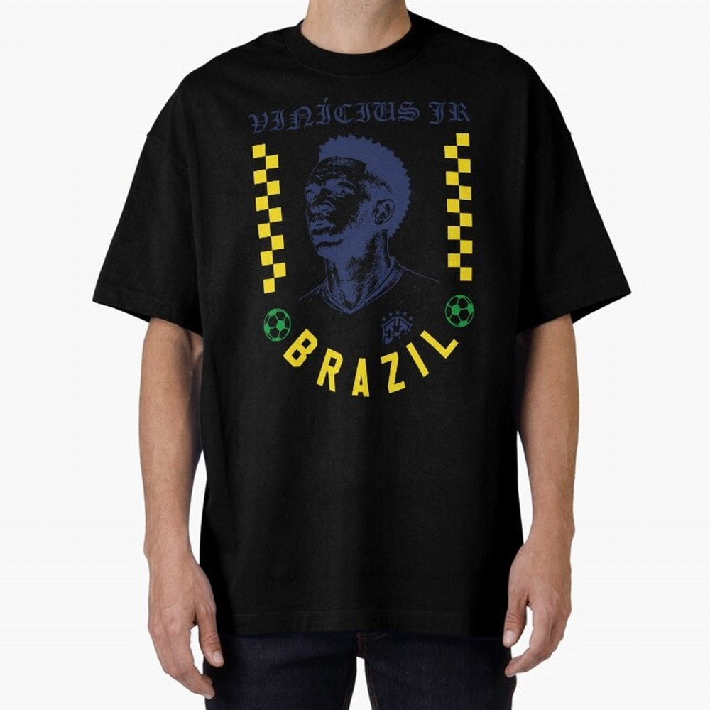 Vin¨ªcius Jr Brazil Soccer Legend Retro Football Fan Design Classic T-Shirt Bring Champion Energy into Global Football Passion for FIFA World Cup 2026, Connected to Haaland and Mbappe, Netherlands, Stadium Chants, National Pride, Trophy Dreams and