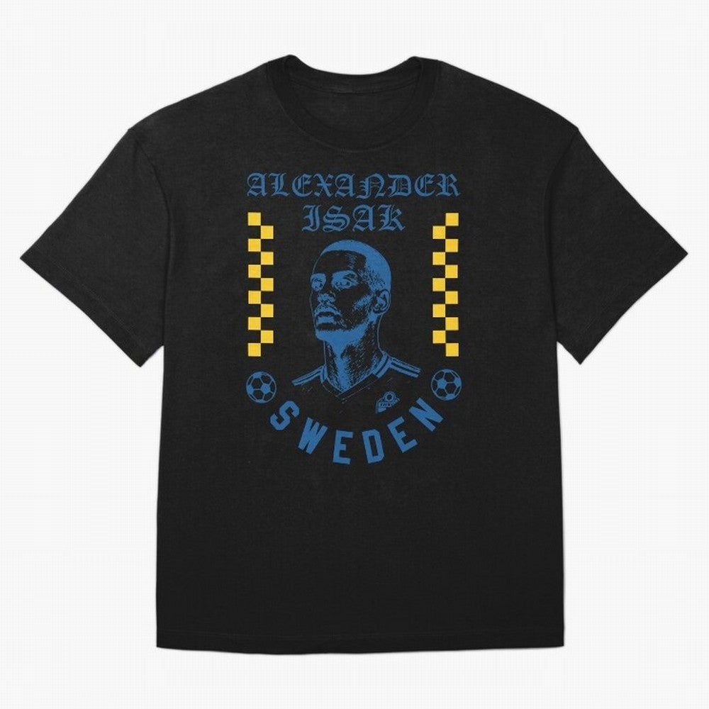 Alexander Isak Sweden Soccer Star Retro Football Fan Design Classic T-Shirt Feel the Trophy Chase of Global Football Passion for FIFA World Cup 2026 USA Canada Mexico, Capturing CR7 and Messi, Argentina, Game Day Rituals, Football Legends, Country