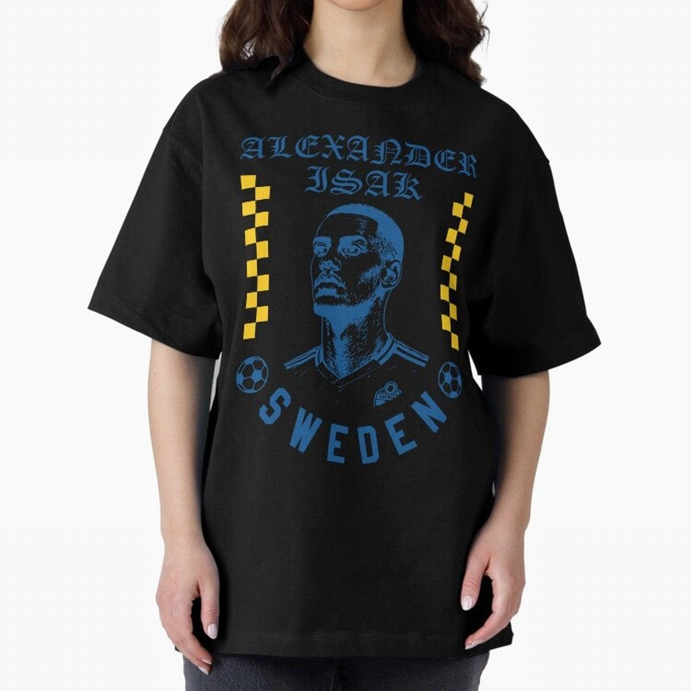 Alexander Isak Sweden Soccer Star Retro Football Fan Design Classic T-Shirt Feel the Trophy Chase of Global Football Passion for FIFA World Cup 2026 USA Canada Mexico, Capturing CR7 and Messi, Argentina, Game Day Rituals, Football Legends, Country