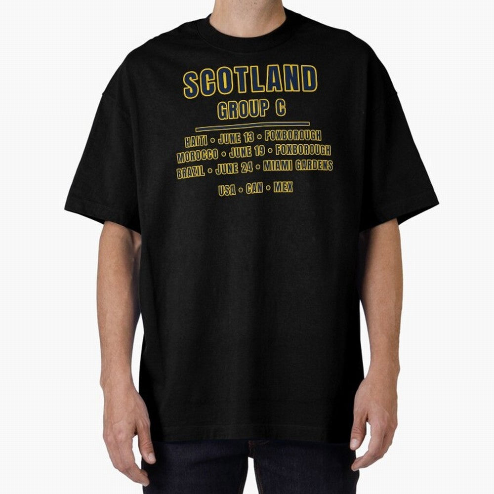 Scotland World Cup 2026 Fixtures T-Shirt ¨C Group C Football Shirt Classic T-Shirt Make Game Day About the FIFA World Cup 2026 Journey through CR7 Highlights, Brazil, Portugal and Argentina Pride, Retro Football Energy, Iconic Rivalries, Trophy