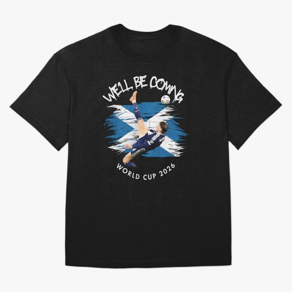 We'll be coming 2026 - Scotland World Cup 2026 ¨C Tartan Army Returns Classic T-Shirt Share Global Football Passion for FIFA World Cup 2026 USA Canada Mexico, Inspired by Neymar, Germany, Vintage Soccer Flavor, Modern Football Stars, National Flags