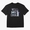 Scotland Football, Tartan Army ¡°We¡¯ll Be Coming¡±, Funny Statue of Liberty Classic T-Shirt Bring a Vintage Feel to Match Day Hype around FIFA World Cup 2026 Group Stage, Messi and Cristiano Ronaldo, Netherlands, Football Festival Excitement,