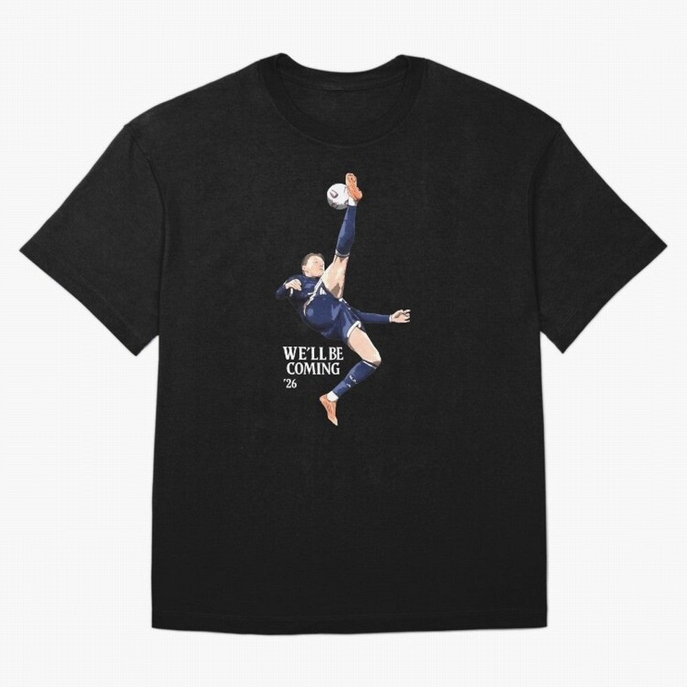 Scotland We'll Be Coming 26 World Cup 26 Classic T-Shirt Stand Out with Spirit from FIFA World Cup 2026 Group Stage Capturing Messi, Portugal, Spain and Germany Energy, Vintage Soccer Flavor, Modern Football Stars, National Flags and Final Night