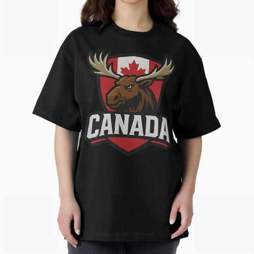 Canada Moose Sports Logo T-Shirt ¨C Canadian Flag Maple Leaf Emblem | 2026 World Cup Supporter Classic T-Shirt Bring a Champion Mindset to FIFA World Cup 2026 Group Stage for Fans of Haaland and Mbappe and Portugal, Bringing Game Day Rituals,