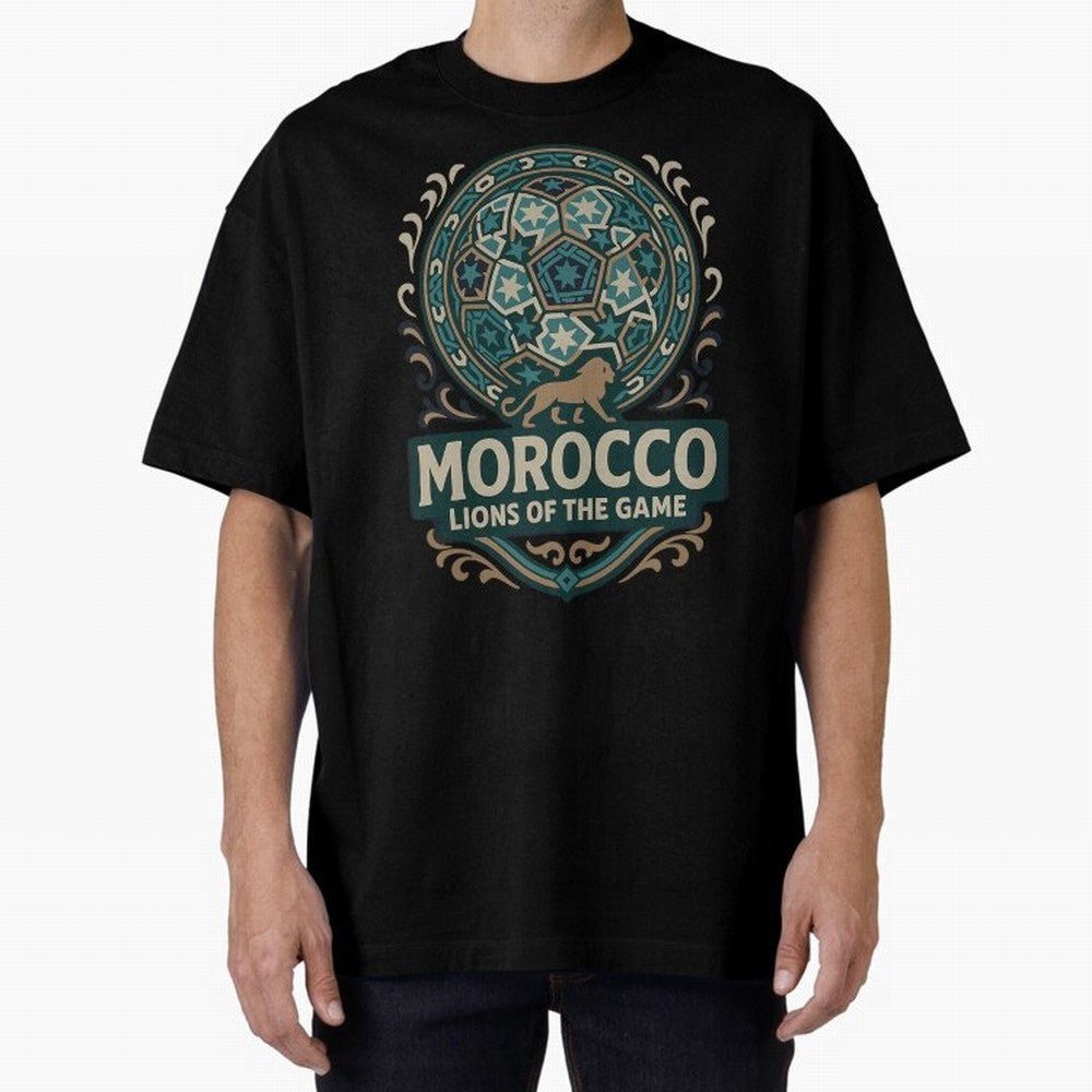 Morocco Lions Of The Game Classic T-Shirt Show Up for the Glory of FIFA World Cup 2026 USA Canada Mexico Spirit, Inspired by Portugal, Haaland, Retro Football Energy, Iconic Rivalries, Trophy Chase Drama and Stadium Atmosphere; Perfect for
