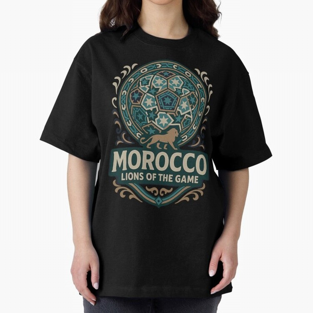 Morocco Lions Of The Game Classic T-Shirt Show Up for the Glory of FIFA World Cup 2026 USA Canada Mexico Spirit, Inspired by Portugal, Haaland, Retro Football Energy, Iconic Rivalries, Trophy Chase Drama and Stadium Atmosphere; Perfect for