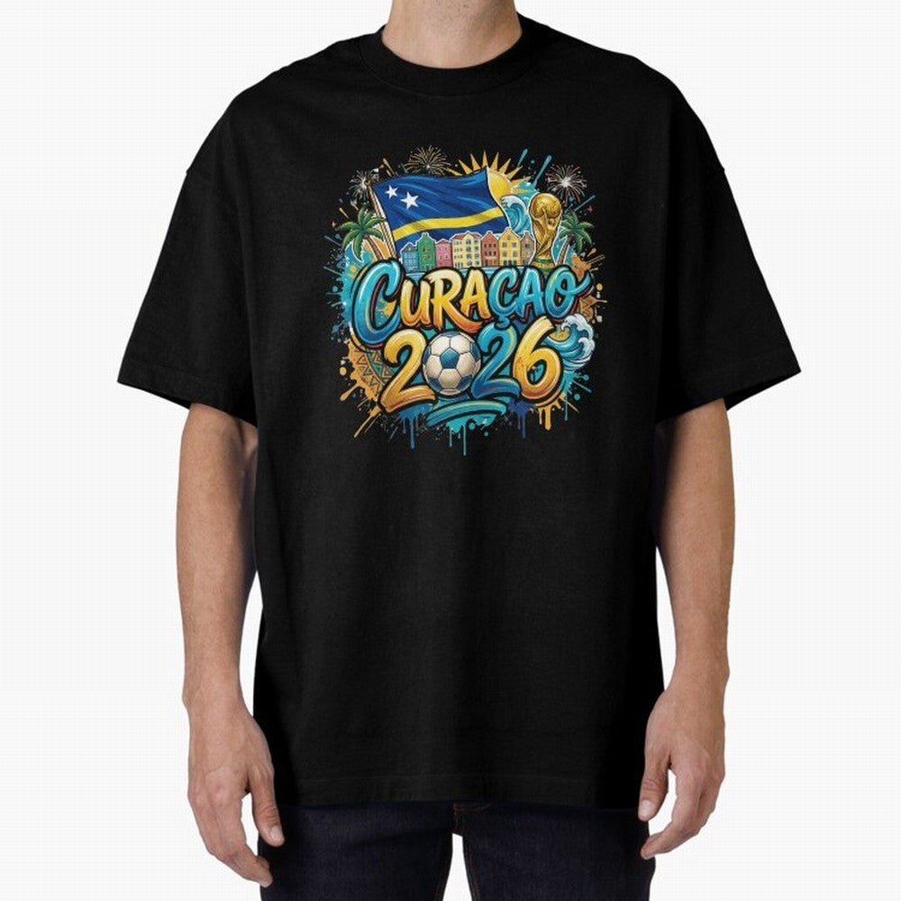 Curacao World Cup 2026 Football Legacy Classic T-Shirt Support Match Day Hype around FIFA World Cup 2026 Group Stage, Messi, CR7 and Mbappe, Netherlands, Classic Soccer Heritage, Championship Pressure, Fan Loyalty and International Pride; Perfect