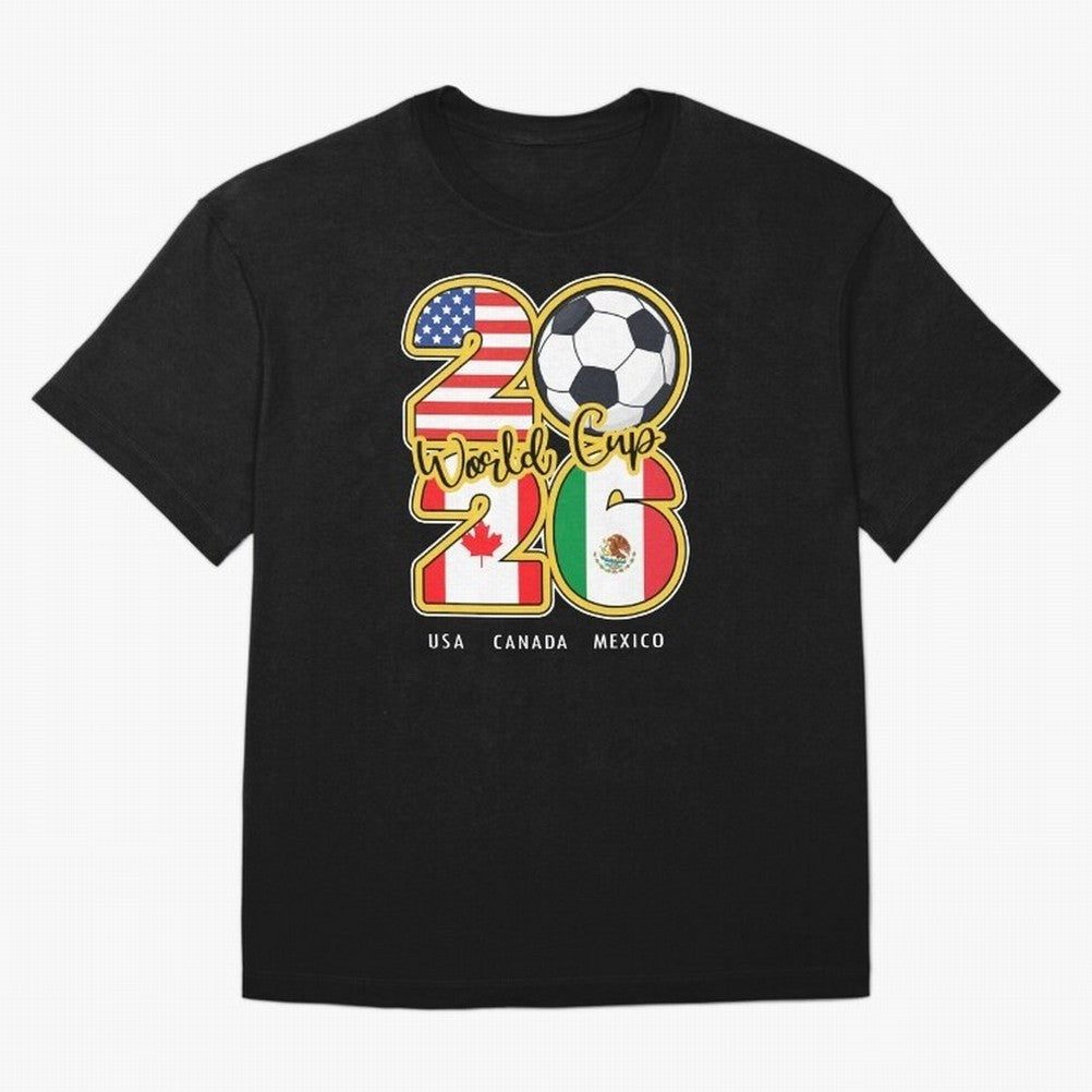 Usa Canada Mexico Soccer 2026 Oversized T-Shirt Keep Football History Alive during Match Day Hype around FIFA World Cup 2026 Group Stage, Haaland, Argentina and Brazil, Global Supporter Spirit, Legendary Goals, National Colors and Tournament
