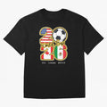 Usa Canada Mexico Soccer 2026 Oversized T-Shirt Keep Football History Alive during Match Day Hype around FIFA World Cup 2026 Group Stage, Haaland, Argentina and Brazil, Global Supporter Spirit, Legendary Goals, National Colors and Tournament