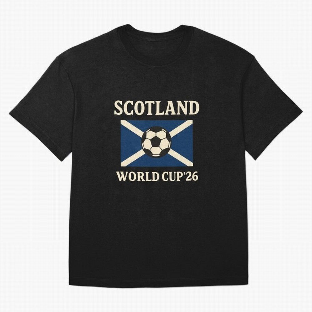 Scotland World Cup 2026 Oversized T-Shirt Stand Out with Spirit from FIFA World Cup 2026 Group Stage Spirit, with Brazil, Haaland, Football Passion, Legendary Performances, Festival Vibes and Supporter Community; Perfect for Supporters Who Want