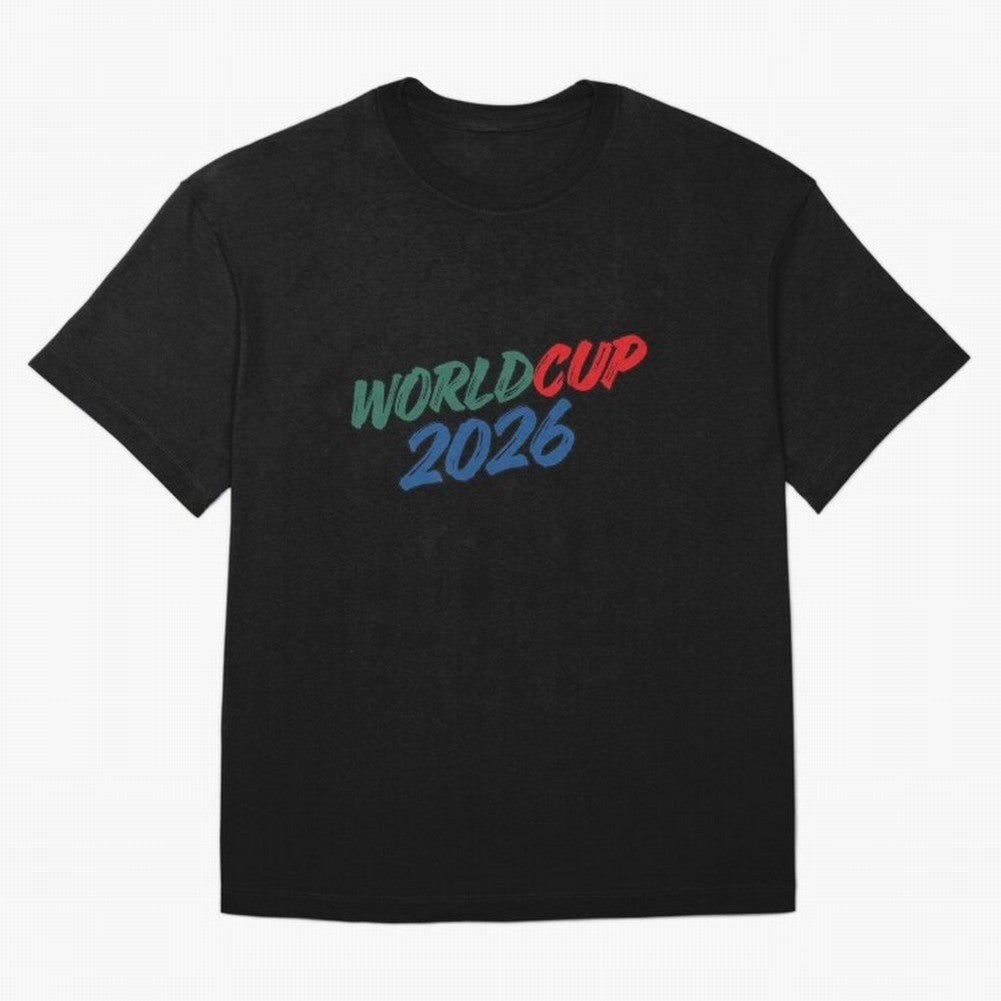 World Cup 2026 Oversized T-Shirt Bring a Vintage Feel to Global Football Passion for FIFA World Cup 2026, Highlighting Haaland, Spain, Game Day Rituals, Football Legends, Country Pride and the Road to the Final; Created for Match Day Parties,