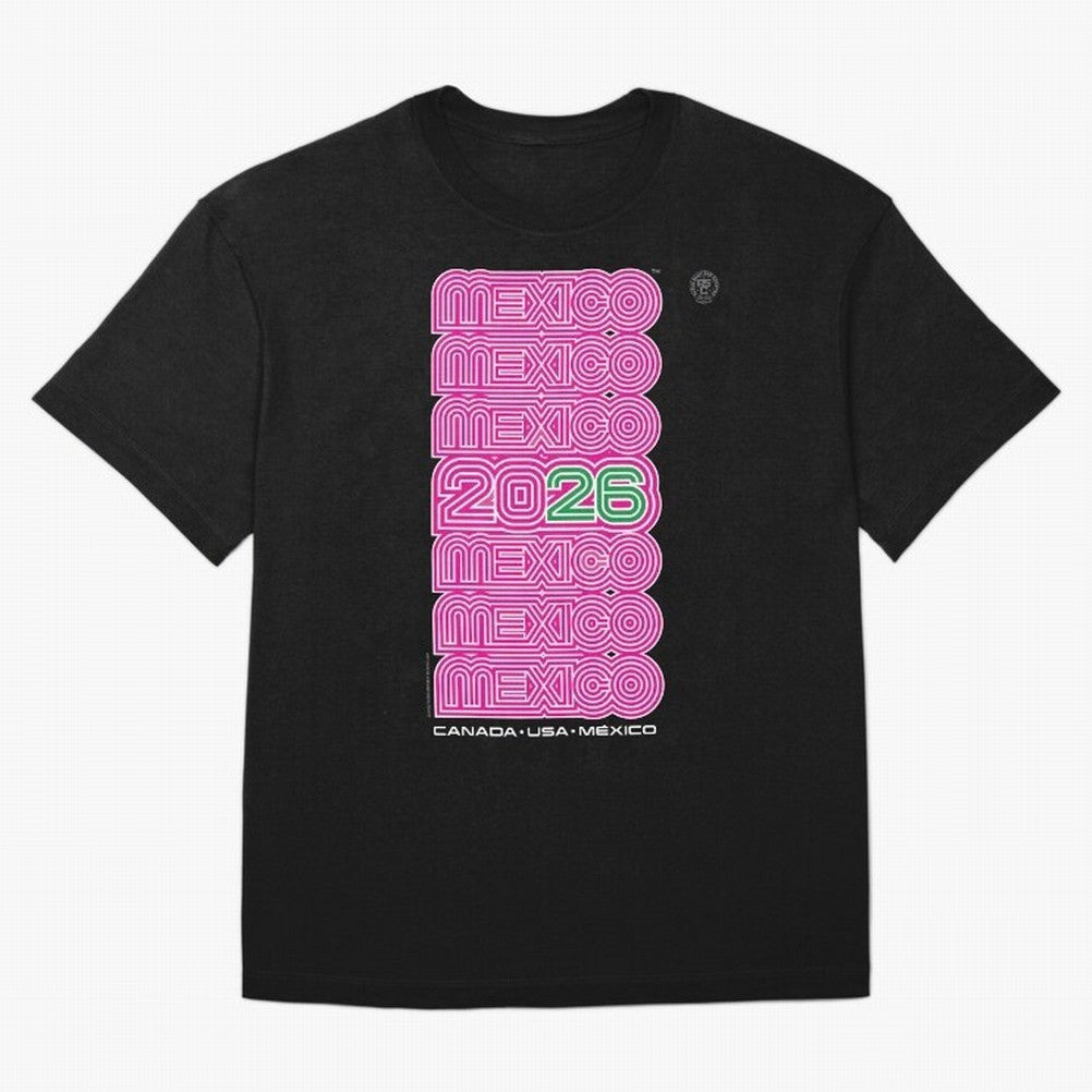 Mexico Retro Soccer 26 ¨C Canada USA Mexico 26¨C Bold Vintage Typography Oversized T-Shirt Fuel FIFA World Cup 2026 Group Stage for Fans of Messi, Neymar and Mbappe and Argentina, Bringing Stadium Chants, National Pride, Trophy Dreams and