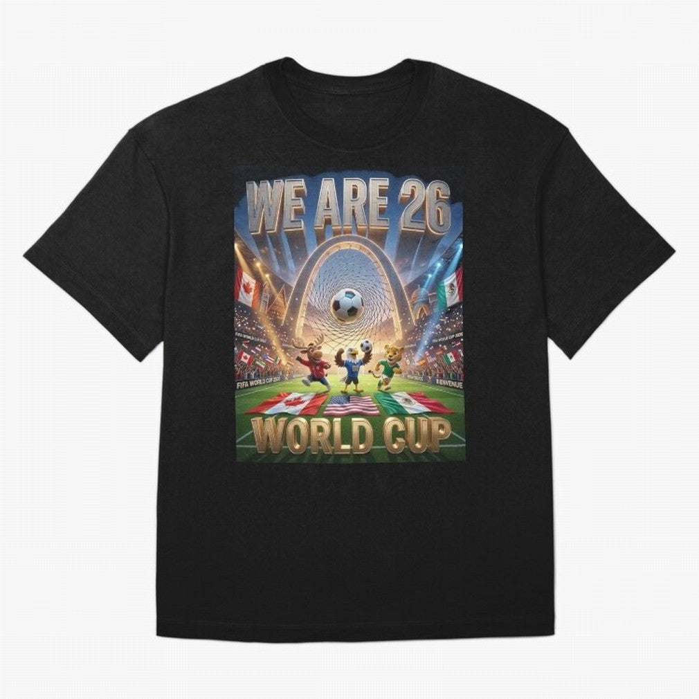 World cup 2026 Oversized T-Shirt Feel the Roar of FIFA World Cup 2026 USA Canada Mexico Spirit, Capturing Netherlands, CR7, Championship Spirit, Famous Goals, Roaring Crowds and International Football Unity; Made for Collectors Who Enjoy Iconic