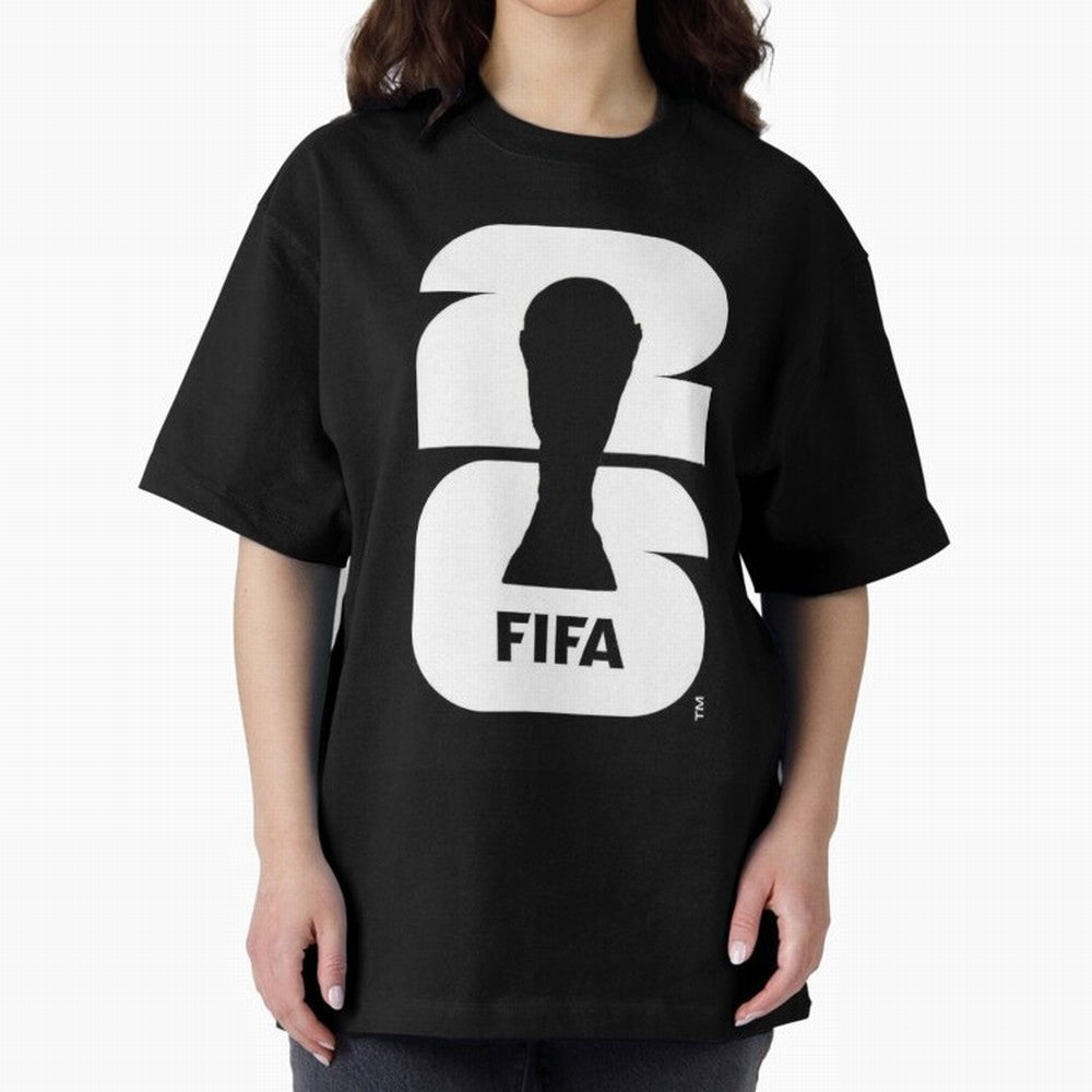 World Cup 2026 Soccer Celebration: United Football Fan Art Oversized T-Shirt Turn Football Passion into FIFA World Cup 2026 Celebrating Messi and Cristiano Ronaldo, Spain Energy, Global Supporter Spirit, Legendary Goals, National Colors and