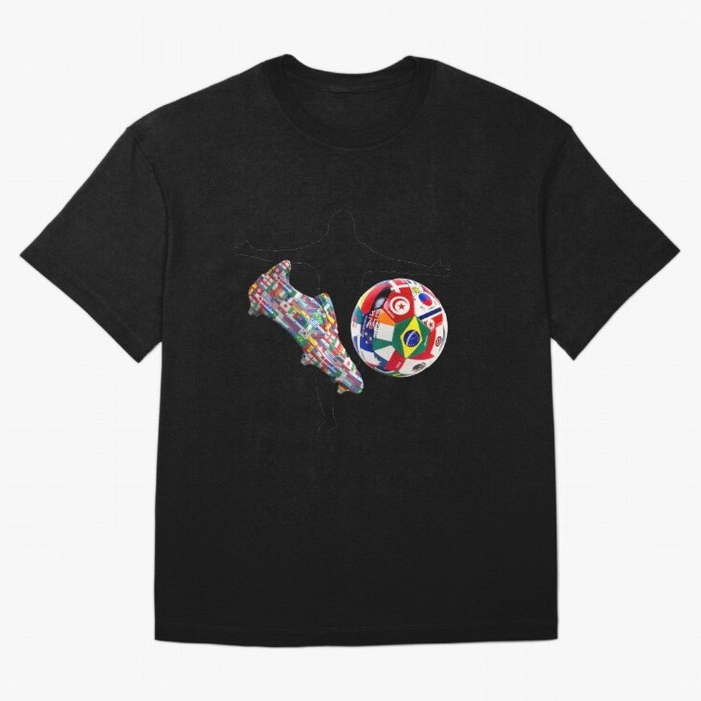 world cup Oversized T-Shirt Bring Retro Soccer Energy to Match Day Hype around FIFA World Cup 2026 USA Canada Mexico, Neymar, Spain and Netherlands, Sports Nostalgia, International Competition, Famous Players and Unforgettable Victories; Created
