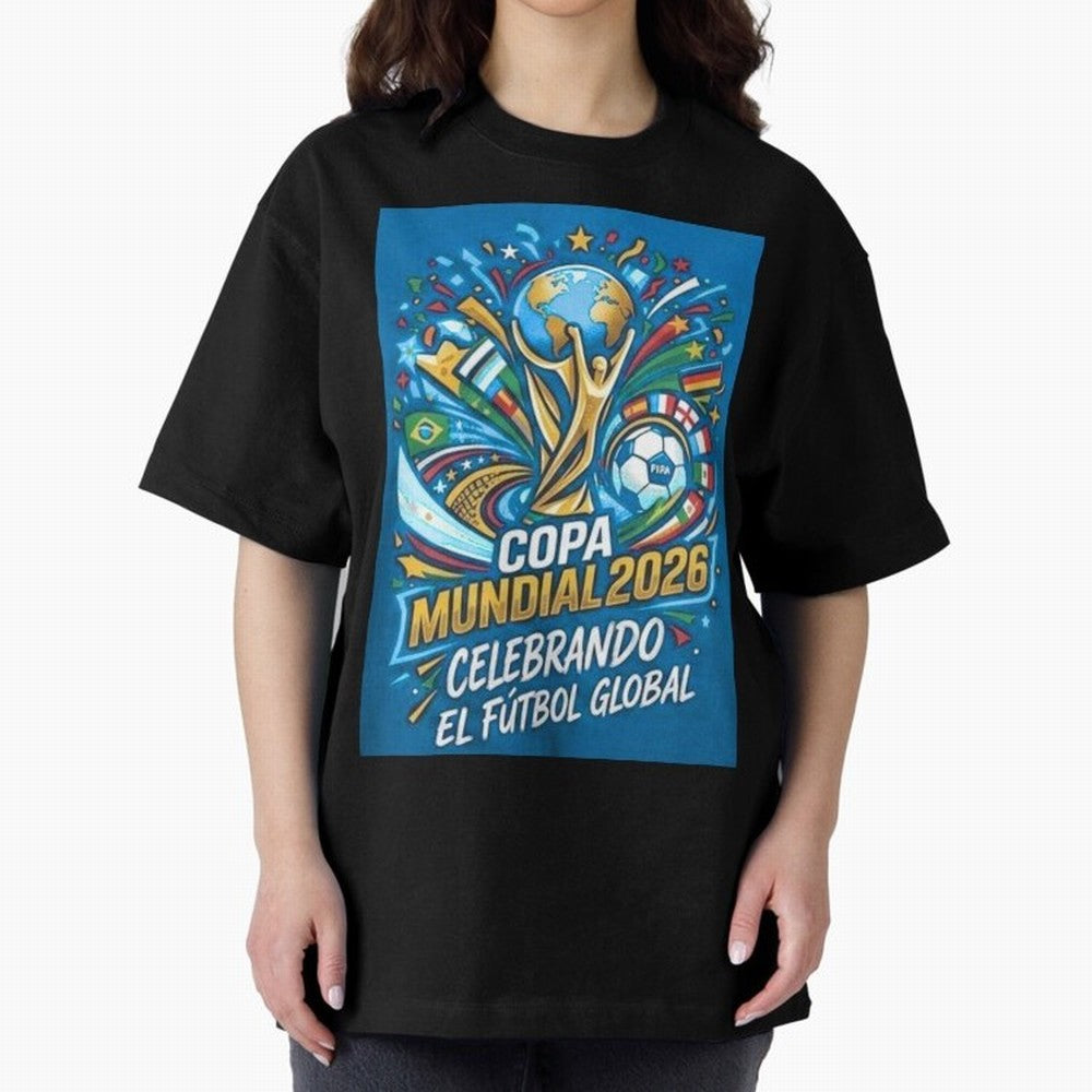 World Cup Oversized T-Shirt Bring Match Day Fire to FIFA World Cup 2026 Filled with Haaland and Mbappe, England, France and Netherlands Energy, Sports Nostalgia, International Competition, Famous Players and Unforgettable Victories; Made for Die