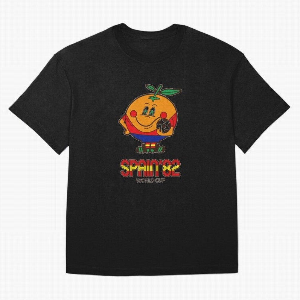 Spain 1982 World Cup- Soccer Oversized T-Shirt Keep the Legacy of the FIFA World Cup 2026 USA Canada Mexico Journey through Haaland and Mbappe Highlights, England and Germany Pride, Worldwide Fan Energy, Dramatic Goals, Stadium Lights and