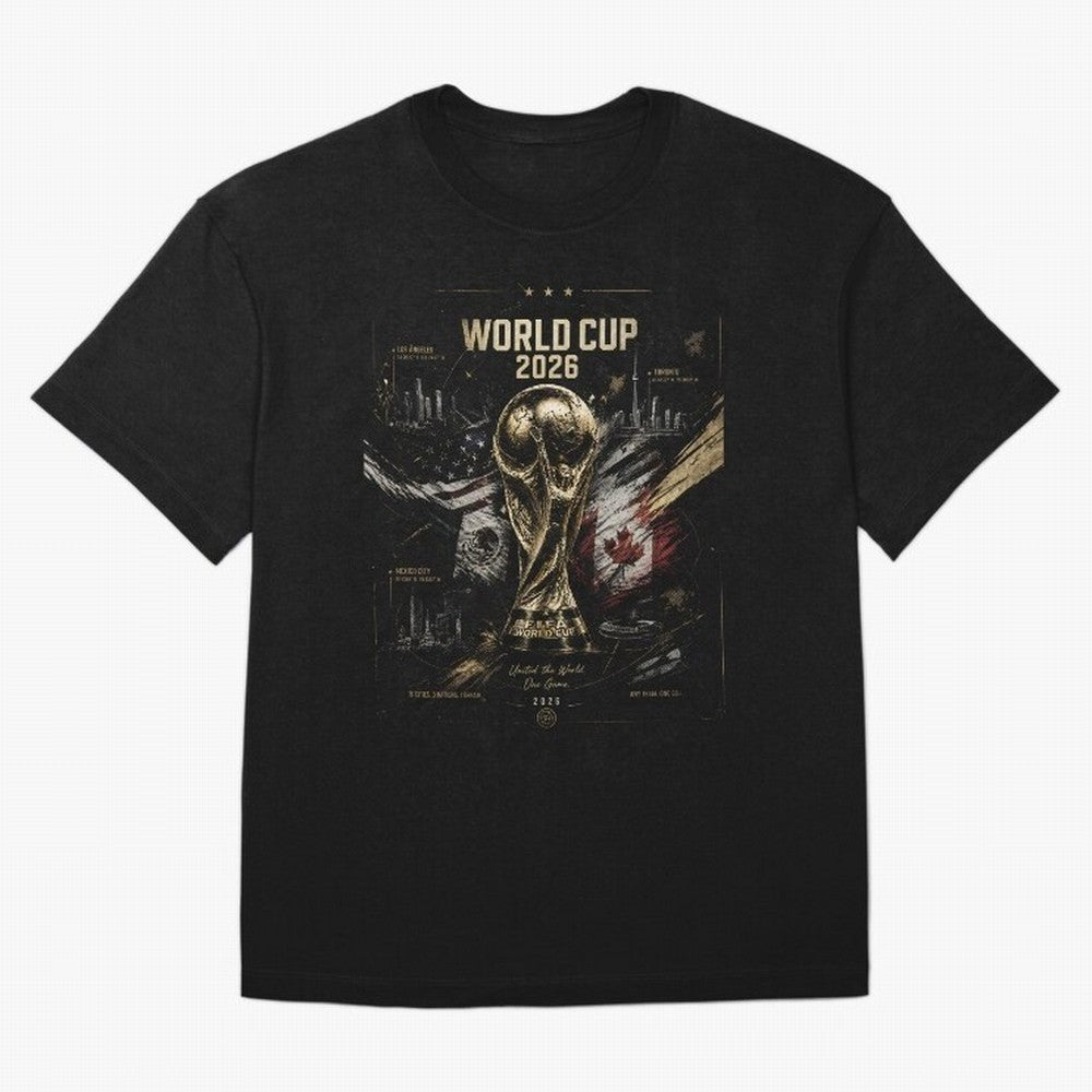 2026 FIFA World Cup Oversized T-Shirt Make Every Match About the FIFA World Cup 2026 Journey through Mbappe Highlights, France and Portugal Pride, Stadium Chants, National Pride, Trophy Dreams and Unforgettable Football Memories; Ideal for Fans Who