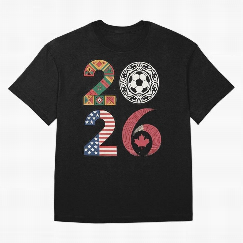 2026 Football Countries Oversized T-Shirt Capture the FIFA World Cup 2026 USA Canada Mexico Journey through Cristiano Ronaldo Highlights, Argentina and Brazil Pride, Stadium Memories, Football Loyalty, International Chants and Championship