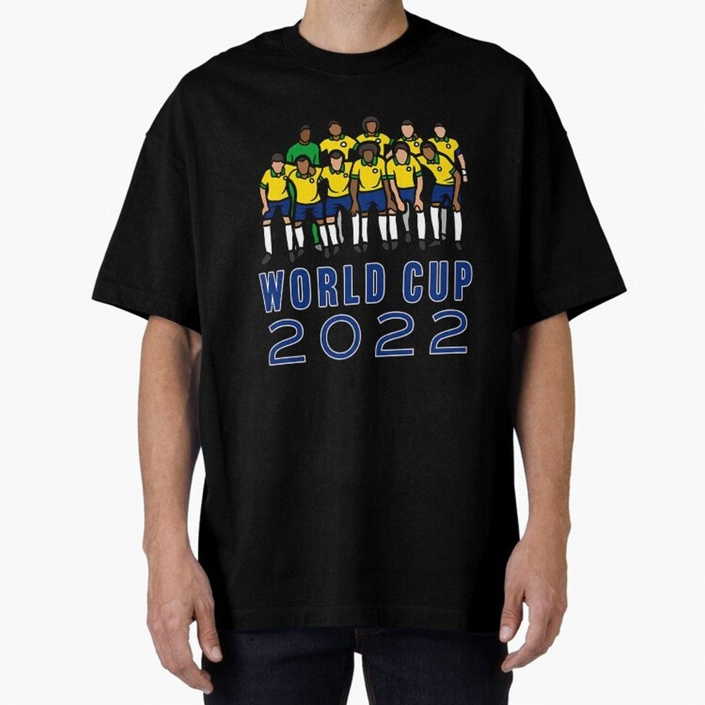 World Cup 2022 Oversized T-Shirt Carry the Dream of FIFA World Cup 2026 Spirit, Capturing Spain, Messi, Sports Nostalgia, International Competition, Famous Players and Unforgettable Victories; Created for Match Day Parties, Soccer Gifts, Fan