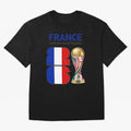 World Cup 2026, IMG 030, FRANCE 001 Oversized T-Shirt Capture Global Football Passion for FIFA World Cup 2026 Group Stage, Made for Cristiano Ronaldo, England and Germany, Vintage Soccer Flavor, Modern Football Stars, National Flags and Final Night