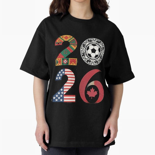 2026 Football Countries Design Usa Canada Mexico Inspired Oversized T-Shirt Fuel Your Fan Pride for FIFA World Cup 2026 USA Canada Mexico with Neymar, Netherlands Energy, Stadium Memories, Football Loyalty, International Chants and Championship