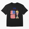 World Cup 2026, IMG 020, USA 001 Oversized T-Shirt Build the FIFA World Cup 2026 Group Stage Journey through Haaland and Mbappe Highlights, England and Germany Pride, Football Passion, Legendary Performances, Festival Vibes and Supporter Community;