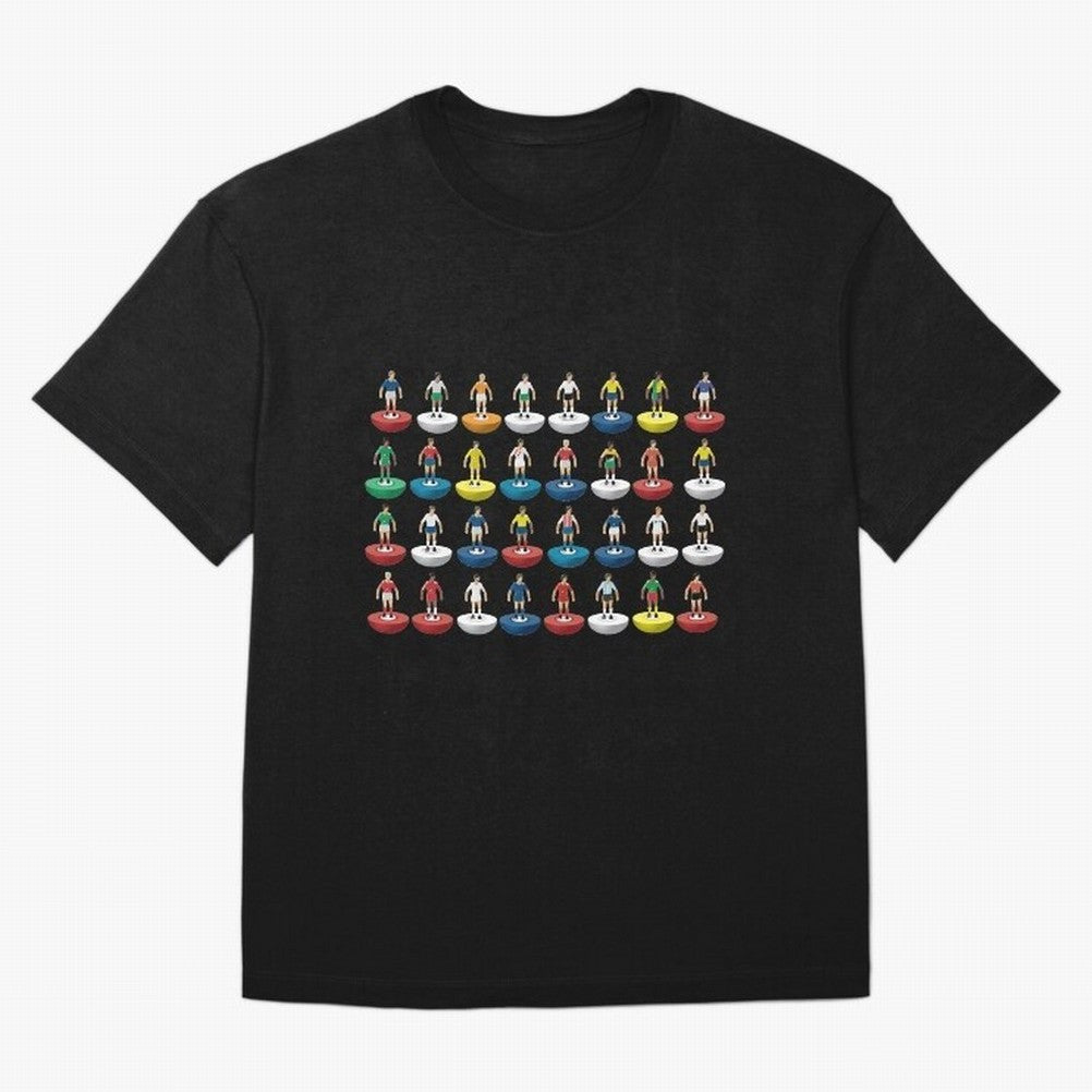 World Subbuteo players Oversized T-Shirt Back the Journey through FIFA World Cup 2026 USA Canada Mexico Inspired by Haaland, Germany Energy, Global Supporter Spirit, Legendary Goals, National Colors and Tournament Celebration; Great for Supporters