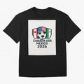 World Cup Soccer 2026 Canada USA Mexico Design Oversized T-Shirt Celebrate the Magic of FIFA World Cup 2026 with Mbappe and Neymar, France and Portugal Energy, Stadium Memories, Football Loyalty, International Chants and Championship Tradition;