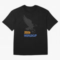 world cup 2026 Oversized T-Shirt Honor FIFA World Cup 2026 Driven by Cristiano Ronaldo, Haaland and CR7, France and Portugal Energy, Vintage Soccer Flavor, Modern Football Stars, National Flags and Final Night Emotion; Created for Match Day