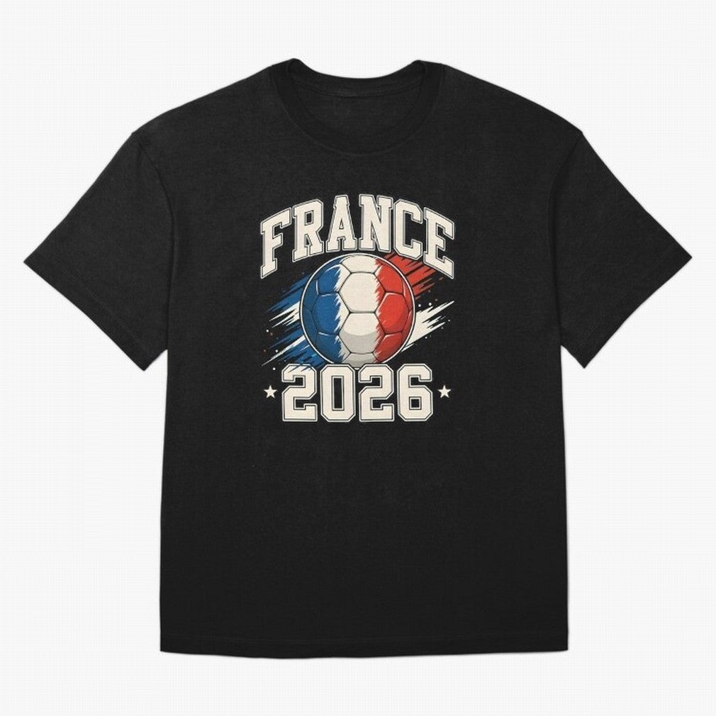 France 2026 World Cup for Football Fans and Teams Oversized T-Shirt Bring Stadium Energy to FIFA World Cup 2026 Spirit, Highlighting Argentina and Brazil, Mbappe, Champion Mindset, Group Stage Buzz, Knockout Tension and Passionate Fan Culture;