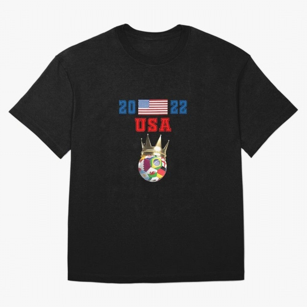 Usa World Cup Jersey 2022 Oversized T-Shirt Celebrate Fan Favorites in FIFA World Cup 2026 Highlighting Messi, Neymar and Mbappe, Portugal, Spain and Germany Energy, Match Day Excitement, Supporter Culture, Golden Goals and Global Football Passion;