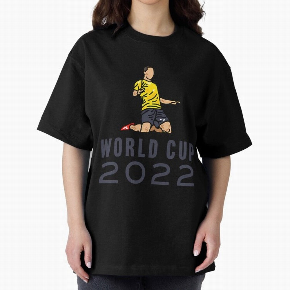 World Cup 2022 Oversized T-Shirt Remember FIFA World Cup 2026 Group Stage Featuring Messi and Cristiano Ronaldo, Portugal Energy, Football Passion, Legendary Performances, Festival Vibes and Supporter Community; Perfect for Fans, Collectors, Family
