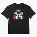 World Cup 2026 USA Canada Mexico Host Mascots Oversized T-Shirt Fuel Your Fan Pride for FIFA World Cup 2026 USA Canada Mexico Spirit, Highlighting Portugal, Spain and Germany, Messi, Neymar and Mbappe, Global Supporter Spirit, Legendary Goals,