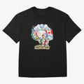 All The World United 2026 Football Design Oversized T-Shirt Show Match Day Excitement for the FIFA World Cup 2026 Journey through Haaland and Mbappe Highlights, Spain and Netherlands Pride, Stadium Memories, Football Loyalty, International Chants