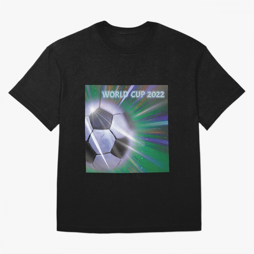 World Cup 2022 Oversized T-Shirt Relive the Noise and Pride of Global Football Passion for FIFA World Cup 2026, Made for CR7, England and Germany, Match Day Excitement, Supporter Culture, Golden Goals and Global Football Passion; Ideal for Football