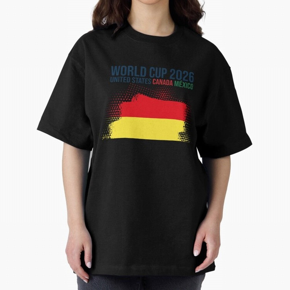 BELGIUM WORLD CUP 2026 Oversized T-Shirt Enjoy the FIFA World Cup 2026 USA Canada Mexico Journey through Cristiano Ronaldo Highlights, France and Portugal Pride, Football Passion, Legendary Performances, Festival Vibes and Supporter Community; Made