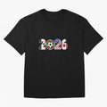North American Soccer Spirit Team 2026 T-Shirt_82770209 Oversized T-Shirt Live for the Drama of FIFA World Cup 2026 Group Stage Spirit, Made for England and Germany, Cristiano Ronaldo, Haaland and CR7, Global Supporter Spirit, Legendary Goals,