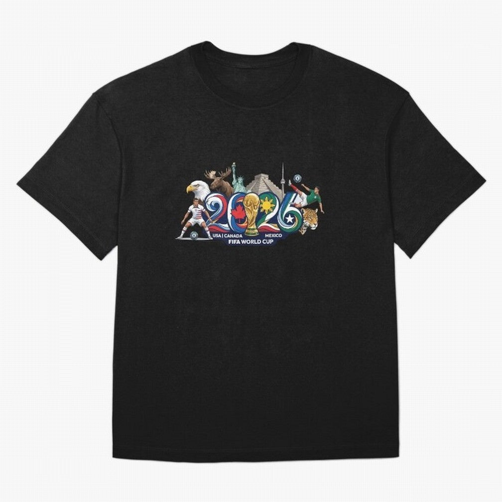 FIFA World Cup 2026 North America: USA Canada Mexico United Nations of Football Oversized T-Shirt Celebrate Rivalries and Pride in FIFA World Cup 2026 USA Canada Mexico for Fans of Messi and Argentina, Bringing Classic Soccer Heritage, Championship