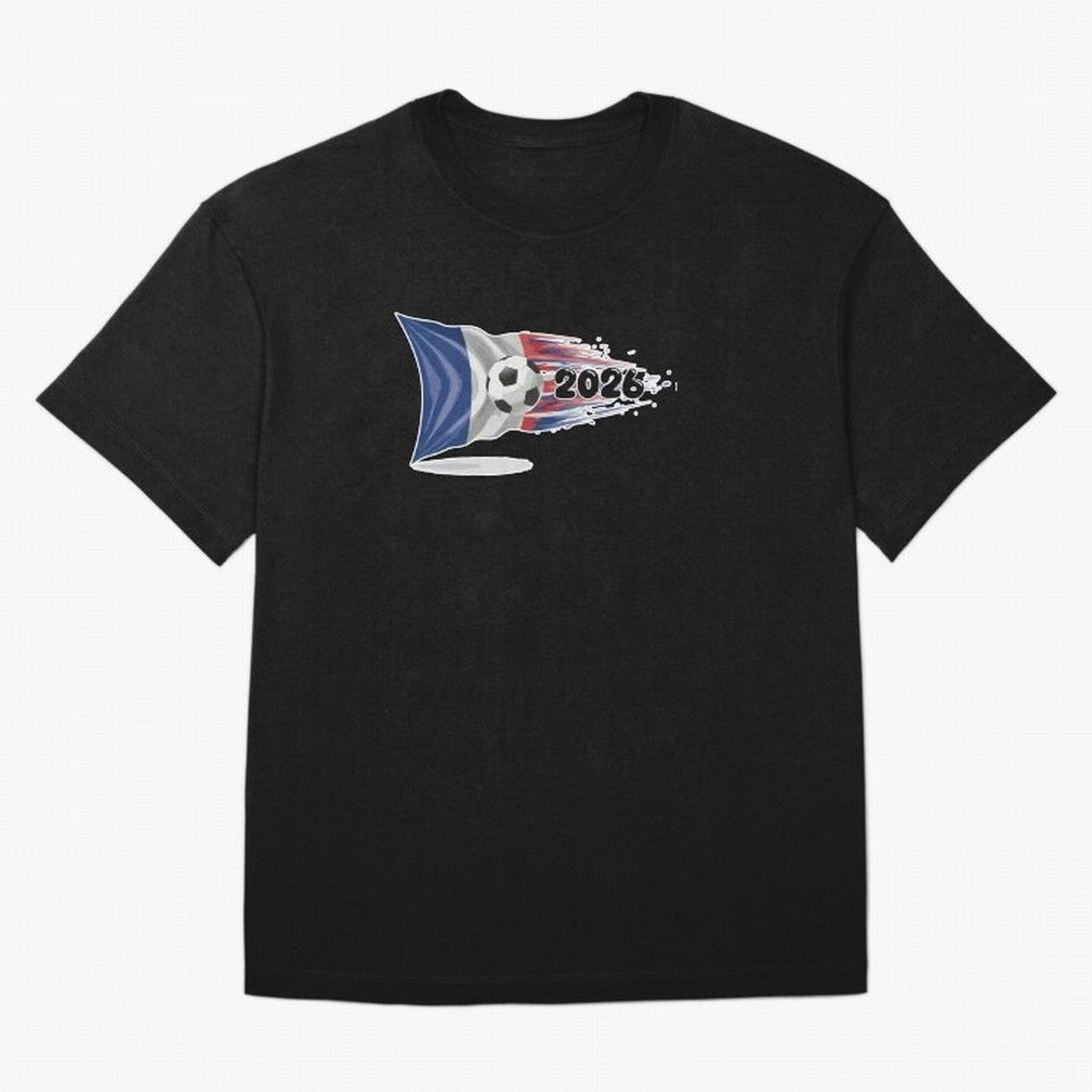 France Soccer 2026 Fan Tee: Bleu-Blanc-Rouge Flag Football Design | Perfect Gift for World Cup Fans! Oversized T-Shirt Bring Champion Energy into Match Day Hype around FIFA World Cup 2026 Group Stage, Haaland, Brazil, Portugal and Argentina,