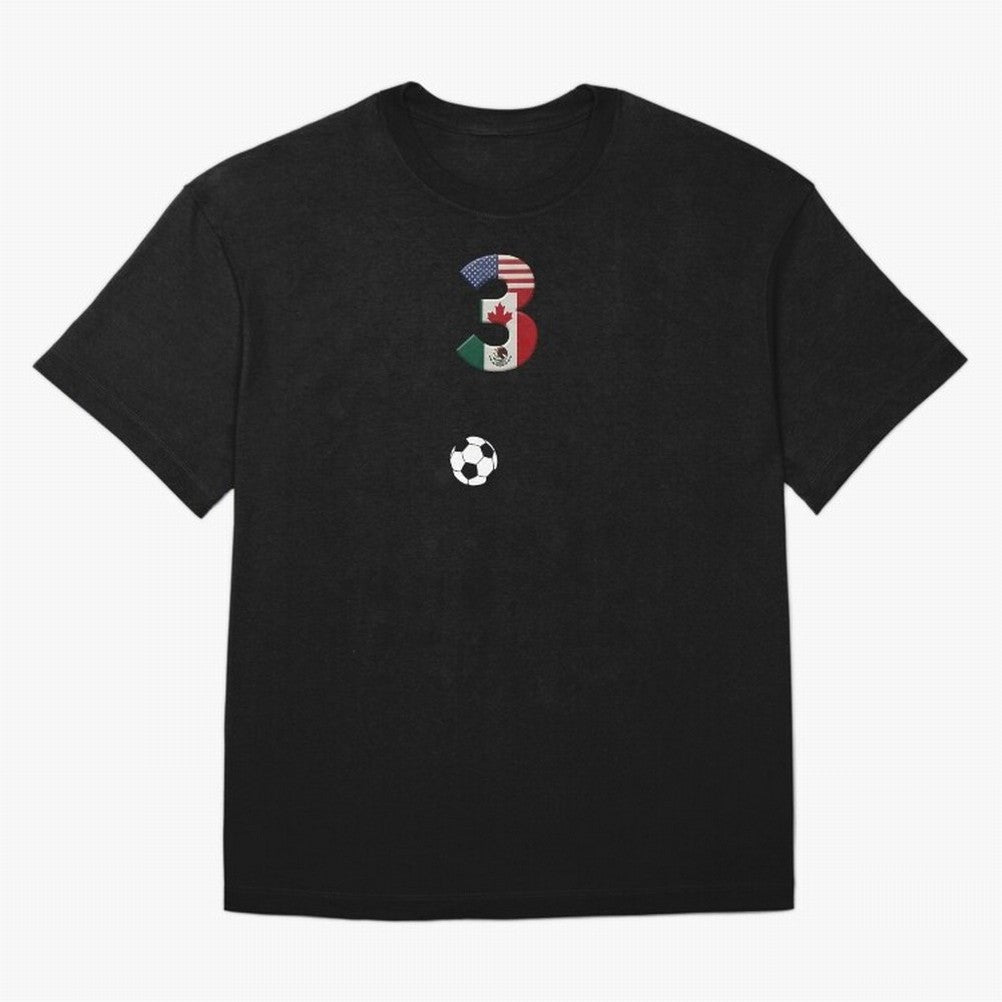 World Cup 2026 Host Nations Oversized T-Shirt Refresh Match Day Hype around FIFA World Cup 2026 Group Stage, CR7 and Messi, Spain and Netherlands, Champion Mindset, Group Stage Buzz, Knockout Tension and Passionate Fan Culture; Created for Match