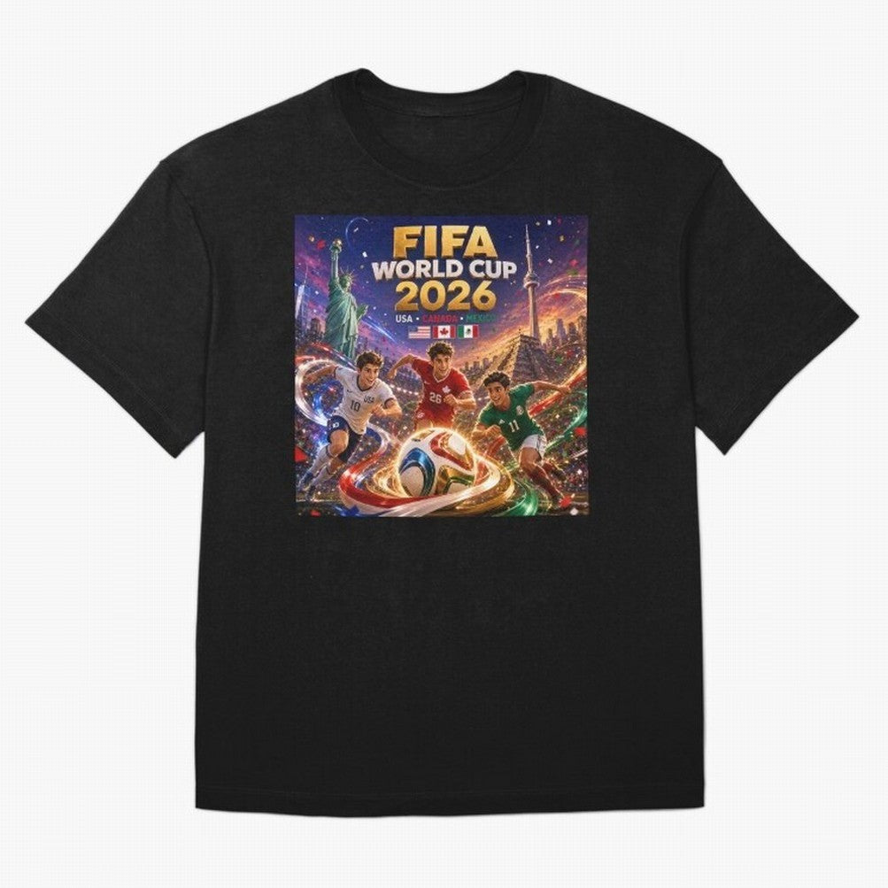 Host Nations Football 2026 #football 2026 Oversized T-Shirt Celebrate Supporters United by the FIFA World Cup 2026 Journey through Haaland Highlights, France Pride, Classic Soccer Heritage, Championship Pressure, Fan Loyalty and International