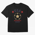 USA Soccer Fan 2026 Jersey Style Design Oversized T-Shirt Celebrate Fan Culture around Match Day Hype around FIFA World Cup 2026, Mbappe, England, France and Netherlands, Supporter Pride, Iconic Celebrations, Legendary Names and Global Match Day