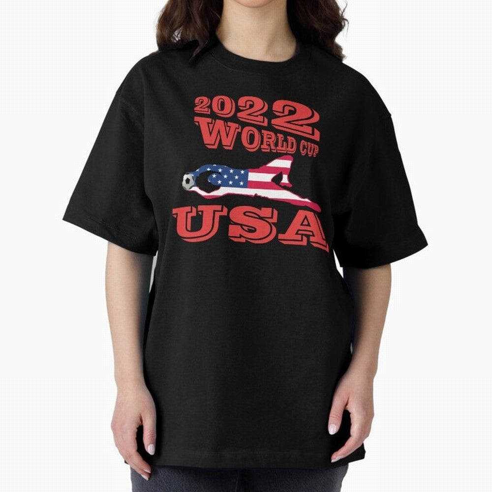 USA, Qatar World Cup 2022 Oversized T-Shirt Celebrate Every Goal in FIFA World Cup 2026 USA Canada Mexico Spirit, Capturing Spain and Netherlands, Neymar, Game Day Rituals, Football Legends, Country Pride and the Road to the Final; Ideal for Fans